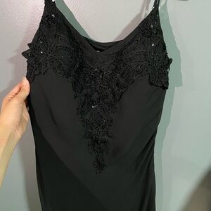 Black Vintage Goth girl dress